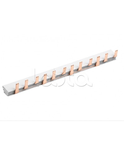 Шина соединительная типа PIN (12 штырей) 3Р 63А (22см) IEK (YNS21-3-063-22-12) в Коврове Клеммные колодки Pintop.ru