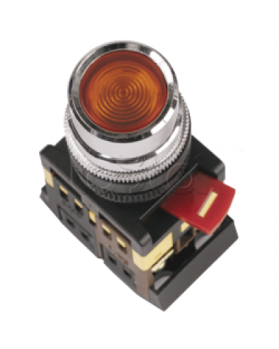 Кнопка ABLF-22 красный d22мм неон/240В 1з+1р IEK BBT10-ABLF-K04 в Коврове Кнопки выхода Pintop.ru