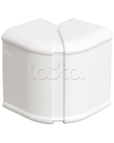 Угол изменяемый внешний для соединения двух кабель-каналов типоразмера 100х60 IEK (CKK-40D-W-100-060-K01) в Коврове Аксессуары для кабель-канала Pintop.ru