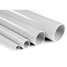 Труба гладкая самозатухающая ПВХ 25 мм серый IEK (CTR10-025-K41-060I)