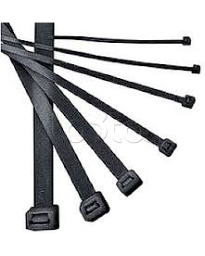 Хомут 4,8x300 мм нейлон, черный (100 шт/уп) IEK UHH32-D048-300-100 в Коврове Стяжки-хомуты Pintop.ru