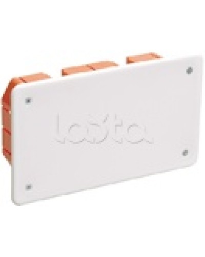 Коробка КМ41006 распаячная для твердых стен (с саморезами, с крышкой) IEK UKT11-172-096-045 в Коврове Распределительные коробки Pintop.ru