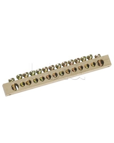 Шина нулевая 8x12 8/2 IEK YNN21-08-100 в Коврове Клеммные колодки Pintop.ru