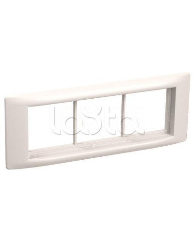 Рамка и суппорт для кабель-канала Праймер на 6 модулей, 60 мм белый IEK (CKK-40D-RSU6-060-K01) в Коврове Распределительные коробки Pintop.ru