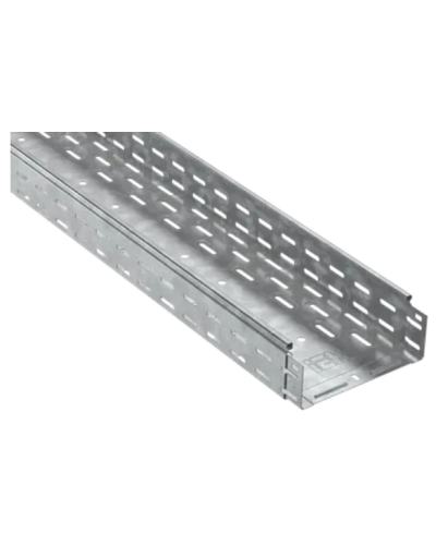 Лоток перфорированный 80х200х3000 HDZ IEK (CLP10-080-200-3-M-HDZ) в Коврове Кабельные лотки Pintop.ru