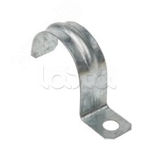 Скоба металлическая однолапковая d38-40мм IEK (50 шт/упак.) (CMAT10-38-100)