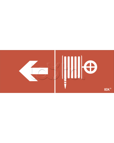 Этикетка самокл. 240х90мм Пож. кран/стр. налево IEK (LPC10-1-24-09-PKNAL) в Коврове Дополнительное оборудование для ОПС Pintop.ru