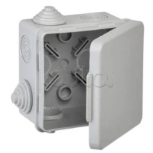 Коробка расп. КМ 80х80х50мм о/к IP54 4 вв. (7035) GENERICA IEK (UKO31-080-080-050-K03-54G)