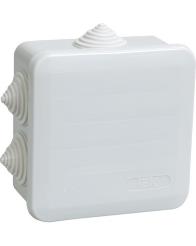 Коробка КМ41255 распаячная для о/п IEK UKOZ11-100-100-050-K41-44 в Коврове Распределительные коробки Pintop.ru