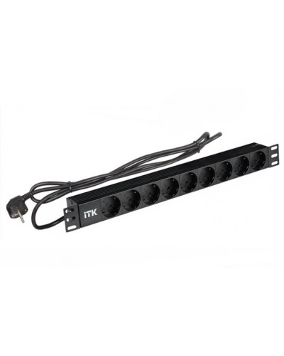 Блок розеток на 9 розеток 19 ITK PH22-9D1 в Коврове Блоки розеток Pintop.ru