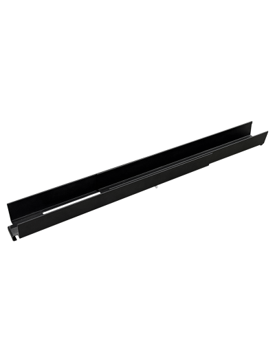 Горизонтальный лоток для установки между профилями шкафа LAN-DC шириной 800 мм, раздвижной, 457-762 мм, черный LANMASTER LAN-DC-CB-HTR-8 в Коврове Аксессуары для стоек и шкафов Pintop.ru