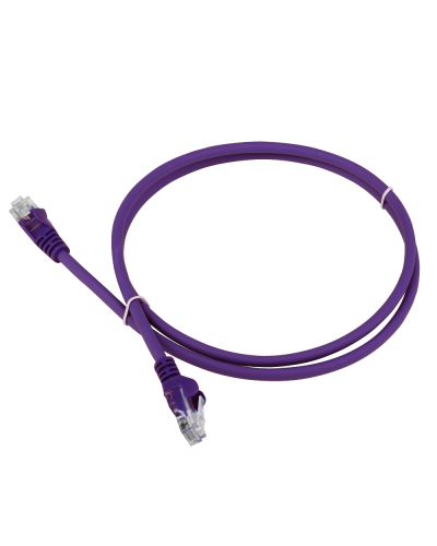 Патч-корд LANMASTER LSZH UTP кат.5e, 0.3 м, фиолетовый LANMASTER LAN-PC45/U5E-0.3-VI в Коврове Патчкорды (медные) Pintop.ru