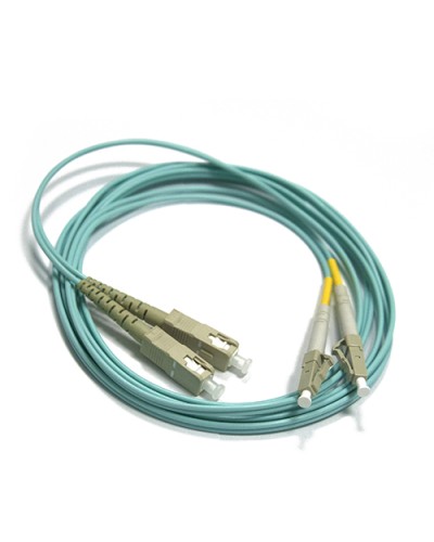 Шнур оптический LC-SC, duplex, 50/125, OM3, LSZH, 1 м LANMASTER LAN-2LC-2SC/OM3-1.0 в Коврове Патч-корды оптические Pintop.ru