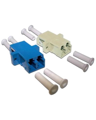 Адаптер оптический LANMASTER LC, MM, корпус SC без фланцев, дуплексный LANMASTER LAN-2LCS/NF-AM-MM в Коврове Коммутационные изделия Pintop.ru