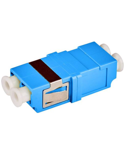 Адаптер оптический LC, OM3, корпус SC без фланцев, дуплексный LANMASTER LAN-2LCS/NF-AM-OM3 в Коврове Коннекторы Pintop.ru
