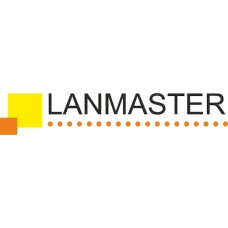 Патч-корд оптический дуплексный, SC/PC-SC/PC, OM4, LSZH, 1м LANMASTER LAN-2SC-2SC/OM4-1.0