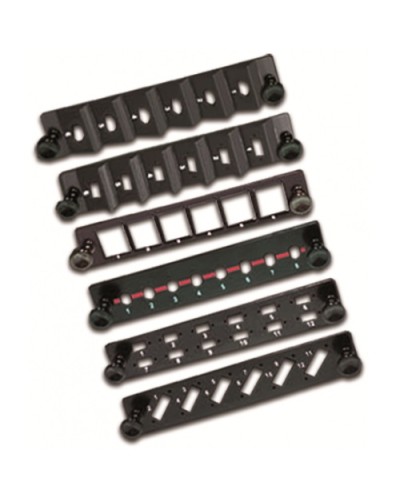 Панель адаптерная на 6 модулей типа Keystone для кросса LAN-FOB10-1P LANMASTER LAN-FP10-6OK в Коврове Аксессуары для стоек и шкафов Pintop.ru