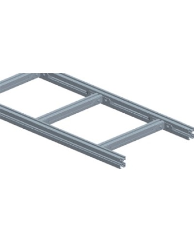 Лоток лестничный, прямая секция шириной 300 мм, алюминий (3 м) LANMASTER LAN-LTA300 в Коврове Кабельные лотки Pintop.ru