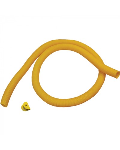 Гофротруба 56 мм для кабельного спуска, с разрезом, 3 метра, желтая LANMASTER (LAN-OT-TUBE-56) в Коврове Аксессуары для лотков Pintop.ru