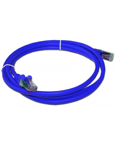 Патч-корд RJ45 - RJ45, 4 пары, FTP, категория 6, 1.5 м, синий, LSZH LANMASTER LAN-PC45/S6-1.5-BL в Коврове Патч-корды и пигтейлы Pintop.ru