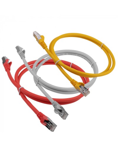 Патч-кордLSZH FTP кат.6A, 7.0 м, красный LANMASTER (LAN-PC45/S6A-7.0-RD) в Коврове Патч-корды и пигтейлы Pintop.ru