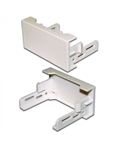 Вставка-заглушка Mosaic 22.5x45, белая LANMASTER (LAN-WA-LP-XX-WH) в Коврове Патч-корды оптические Pintop.ru