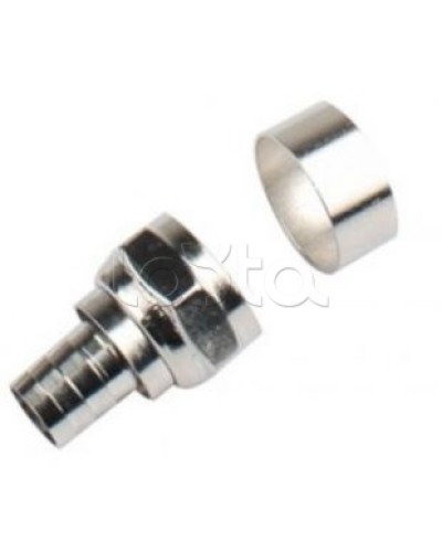 Штекер F-разъем под обжим (RG6U) LAZSO APFC12-RG6U(100) в Коврове Коннекторы Pintop.ru