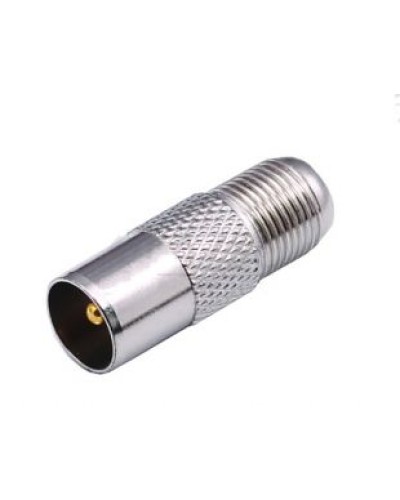 Переходник PAL (TV) штекер - F розетка LAZSO APTVF10 в Коврове Коннекторы Pintop.ru