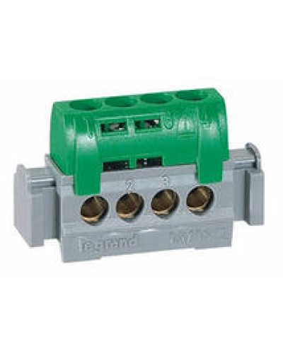 Клеммник зеленый 4х1.5-16 мм2 LEGRAND 004830 в Коврове Клеммные колодки Pintop.ru