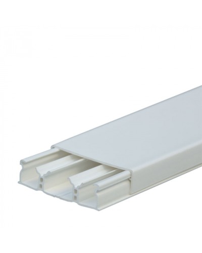 Мини-плинтус DLPlus 60x16 - 3 секции - длина 2,10 м - белый Legrand 030026 в Коврове Кабель-канал Pintop.ru