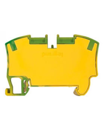 Пружинная клемма Viking 3 заземляющая однополюсная 2 проводника шаг 8 мм желто-зеленый Legrand 037272 в Коврове Клеммные колодки Pintop.ru