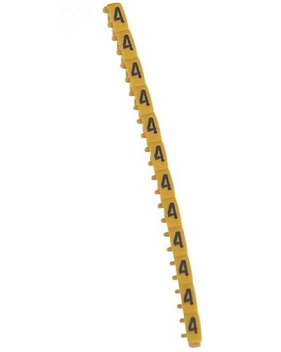 Маркер 4 0,15/0,5 ЖЛТ CAB3 Legrand 038104 в Коврове Аксессуары для кабель-канала Pintop.ru