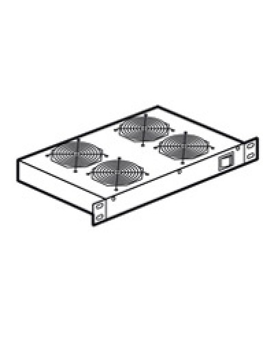 Полка с 4 вентиляторами высотой 1U Legrand 046490 в Коврове Полки для шкафов и стоек Pintop.ru