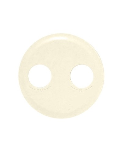 Лицевая панель для розетки TV/FM слоновая кость Celiane Legrand 066232 в Коврове Аксессуары для кабель-канала Pintop.ru