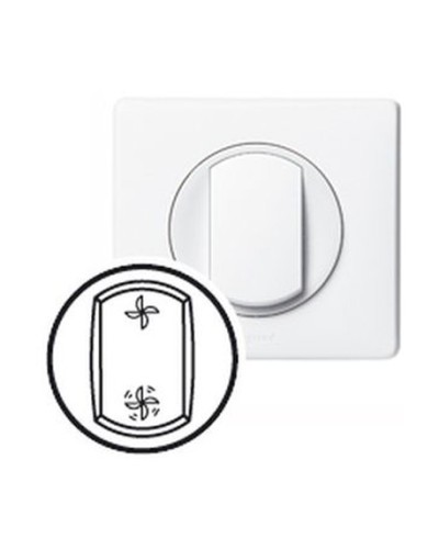 Клавиша Вентиляция белая CelianeLegrand 068061 в Коврове Аксессуары для кабель-канала Pintop.ru