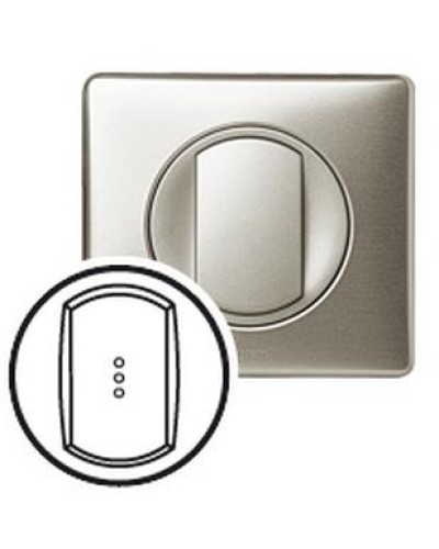 Лицевая панель для выключателя с индикацией титан Celiane Legrand 068303 в Коврове Аксессуары для кабель-канала Pintop.ru