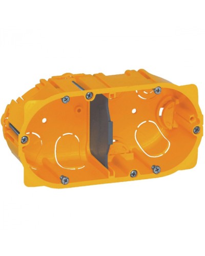 Коробка для сухих перегородок 2-местная, глубина 40 мм Batibox Legrand 080042 в Коврове Распределительные коробки Pintop.ru