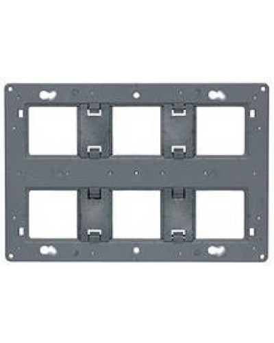 Суппорт Mosaic на 2x6, 2x8 или 2x3x2 модулей LEGRAND 080266 в Коврове Аксессуары для кабель-канала Pintop.ru