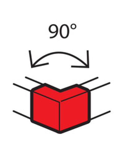 Угол внешний для кабель-канала METRA 100x50 Legrand (638012) в Коврове Аксессуары для кабель-канала Pintop.ru