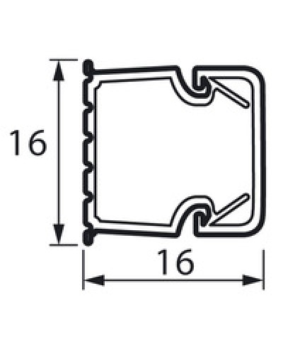 Кабель-канал METRA 16x16 Legrand (638191) в Коврове Кабель-канал Pintop.ru