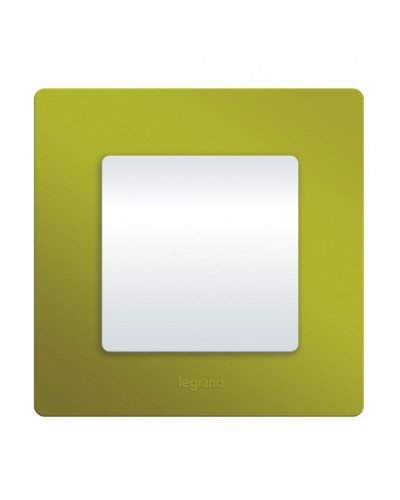 Рамка 1 пост Etika зеленый папоротник Legrand 672541 в Коврове Аксессуары для кабель-канала Pintop.ru