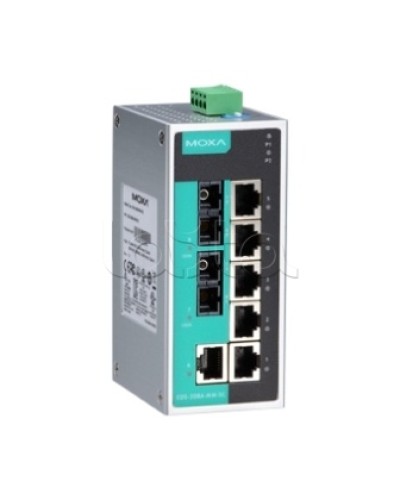 Коммутатор неуправляемый промышленный 8-портовый Moxa EDS-208A-SS-SC в Коврове Коммутаторы Pintop.ru
