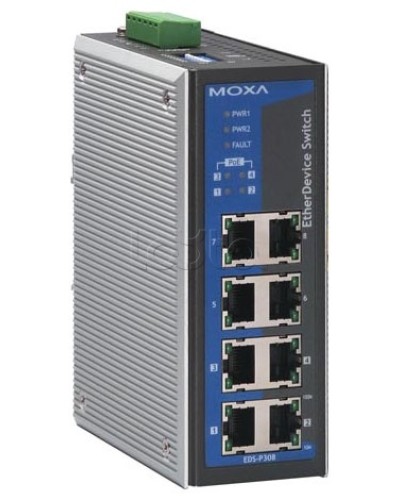 Коммутатор неуправляемый промышленный 8-портовый Moxa EDS-308-T в Коврове Коммутаторы Pintop.ru