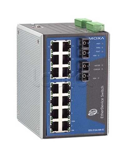 Коммутатор управляемый промышленный 16-портовыйMoxa EDS-516A-MM-SC в Коврове Коммутаторы Pintop.ru