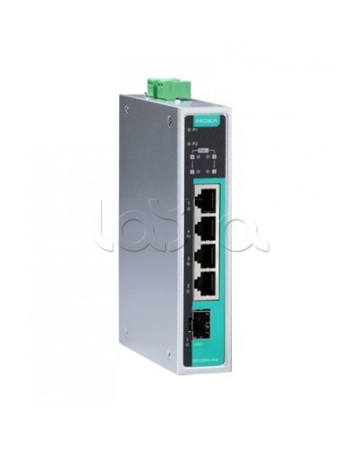 Коммутатор PoE 5-портовый Moxa EDS-G205A-4PoE-1GSFP в Коврове Коммутаторы Pintop.ru