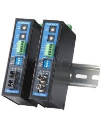 Конвертор RS-232/422/485 в оптику SM (ST) Moxa ICF-1150-S-ST-T в Коврове Дополнительное оборудование для ОПС Pintop.ru