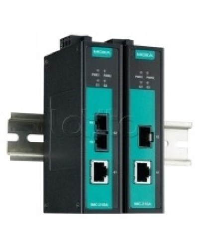 Медиаконвертер Gigabit Ethernet 10/100/1000BaseTX в 100/1000Base (SC) Moxa IMC-21GA-LX-SC в Коврове Медиаконвертеры Pintop.ru
