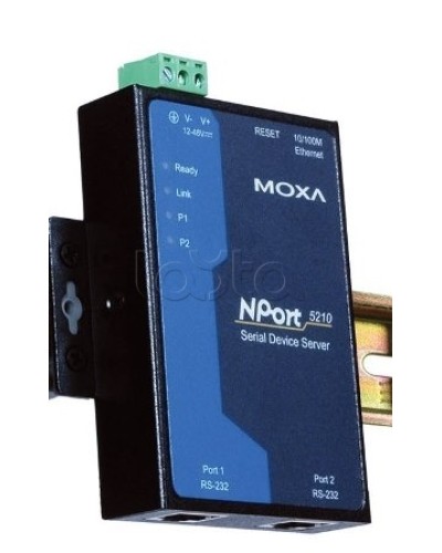 Сервер 2-портовый RS-232 в Ethernet Moxa NPort 5210-T в Коврове Дополнительное оборудование для ОПС Pintop.ru