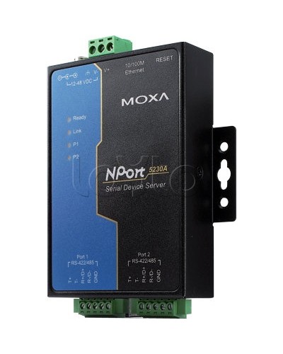 Сервер 2-портовый RS-422/485 в Ethernet Moxa NPort 5230A в Коврове Дополнительное оборудование для ОПС Pintop.ru