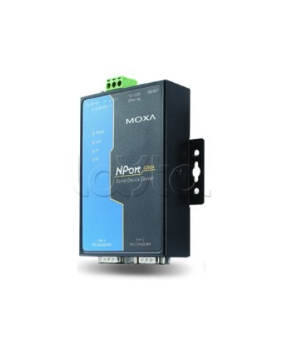 Сервер 2-портовый RS-232/422/485 в Ethernet Moxa NPort 5250A в Коврове Дополнительное оборудование для ОПС Pintop.ru